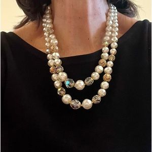 Pretty Pearl 2 Strand Necklace